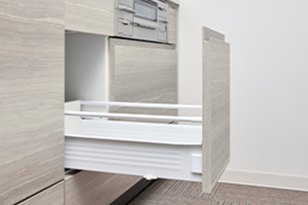 ソフトクローズ機能付引き出しレール