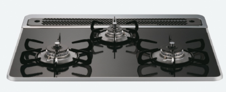 3口ガラストップコンロ