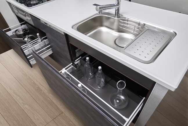 キッチンスライド収納