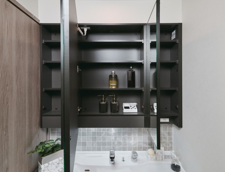 多機能な三面鏡