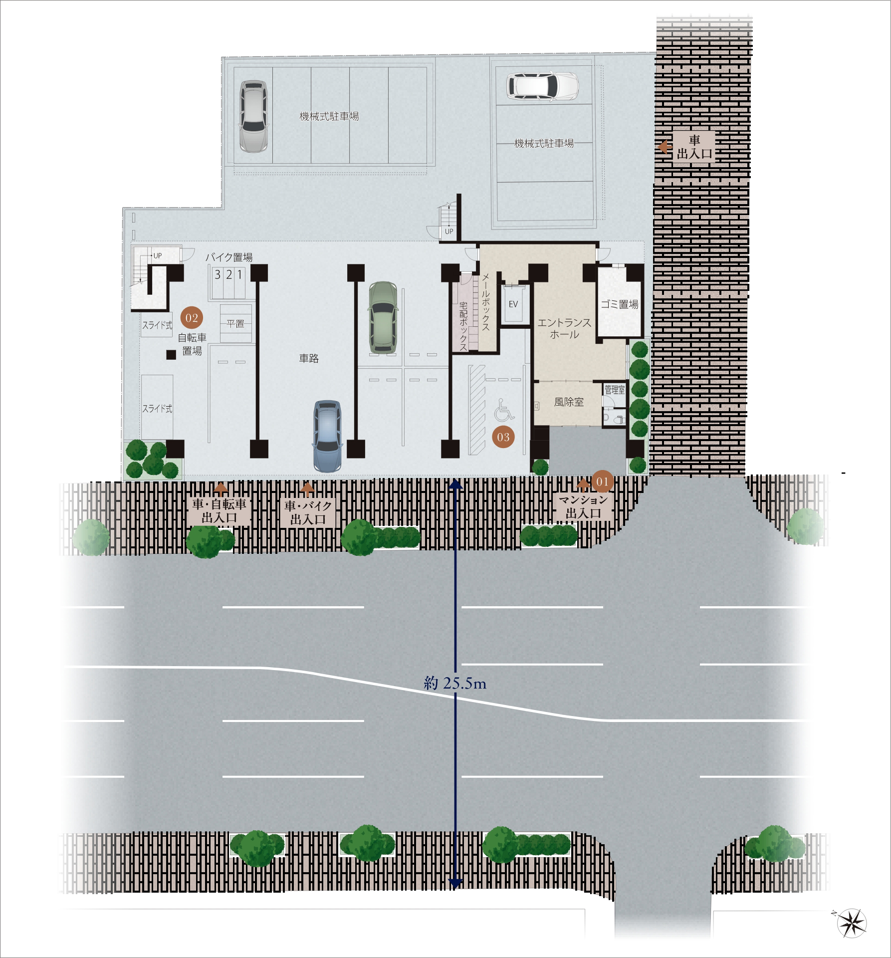 敷地配置プラン