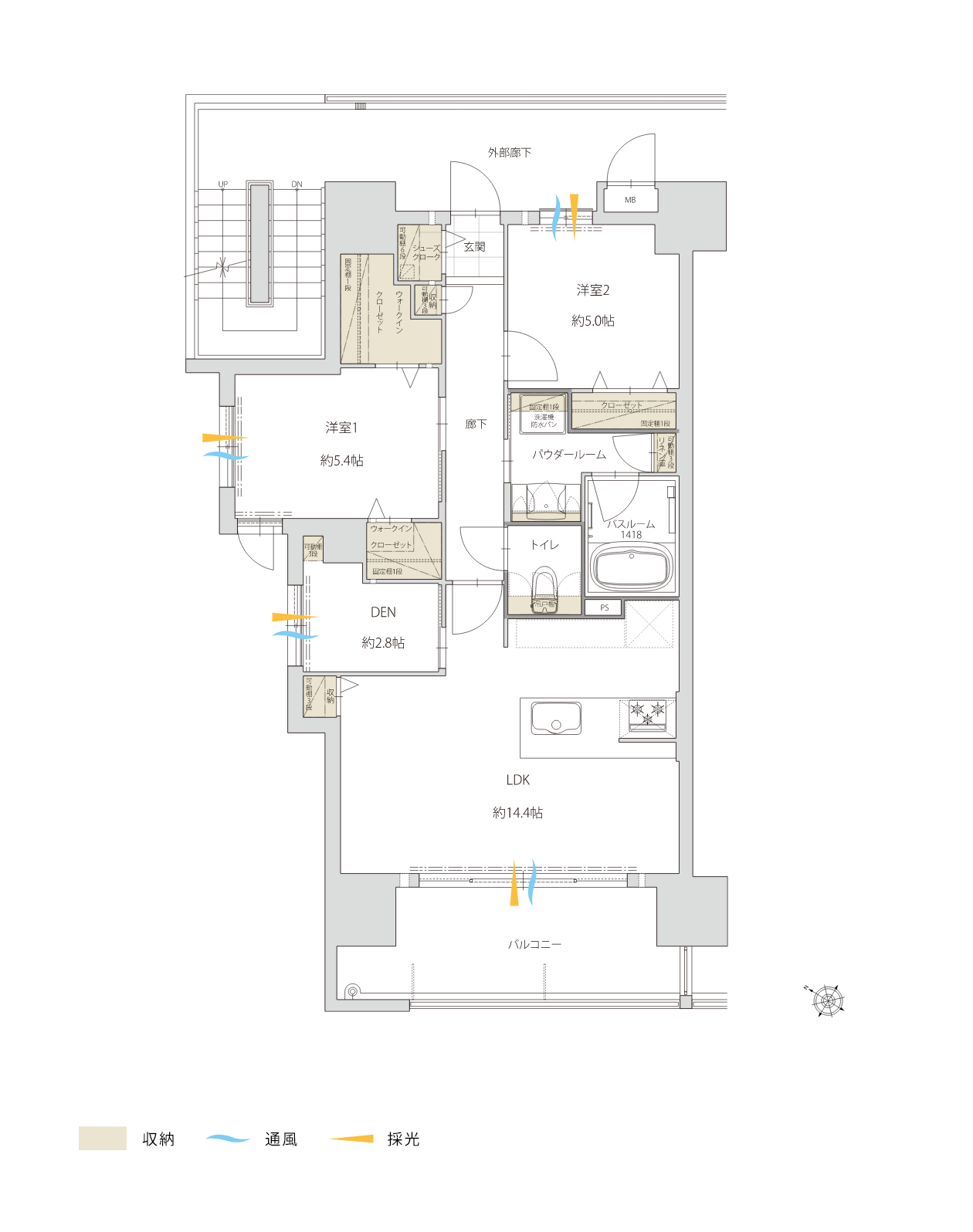 ATYPE 専有面積 67.33㎡（20.36坪）